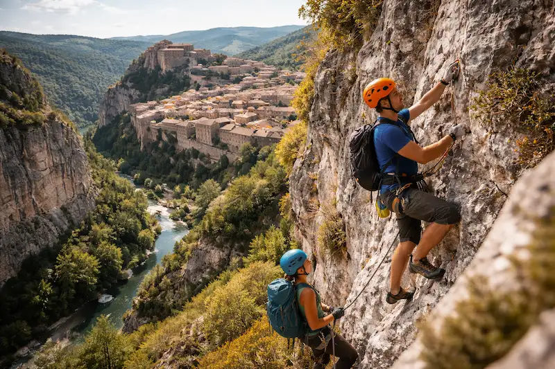 todo sobre la escalada en alquezar escalada en Alquézar