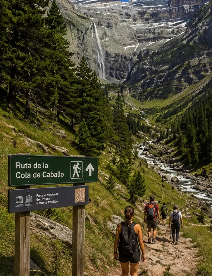 ruta cola del caballo Torla ruta cola del caballo Torla
